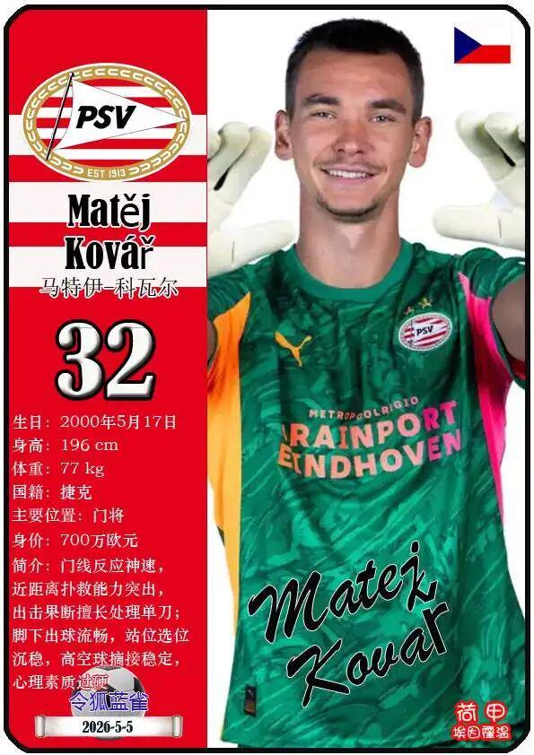 开云手机注册-球星卡（2026美加墨世界杯）：捷克队22人一览